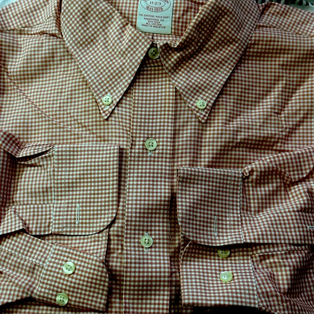 Brooks Brothers Multi Color Check Pattern Men’s D… - image 6